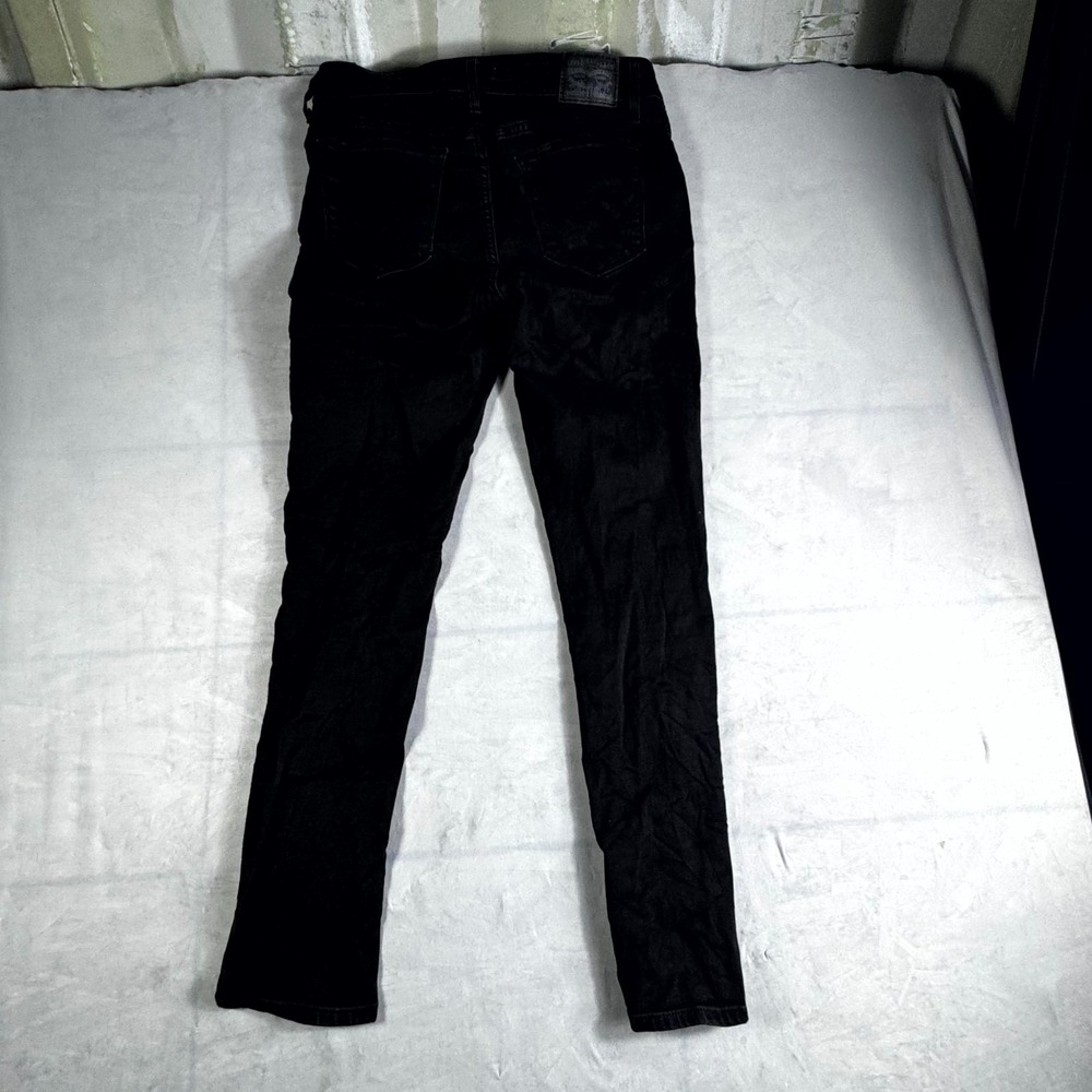 Levi's 711 Jeans Womens 29 Black Denim Skinny Leg Streetwear 700 Series